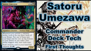 Satoru Umezawa Commander Deck Tech First Thoughts - Kamigawa Neon Dynasty Ninjitsu Ninja Spoiler