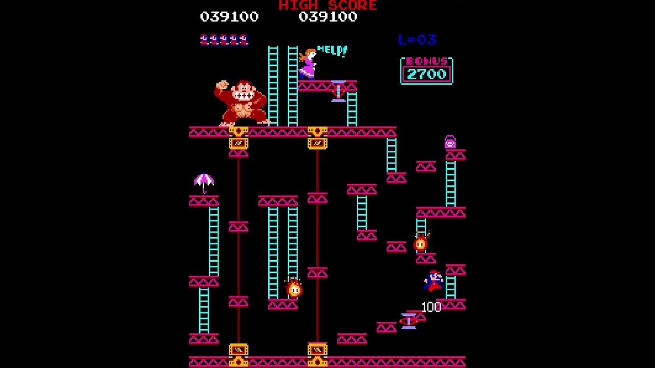 Donkey Kong MAME Gameplay (ArcadeMania) for iOS  