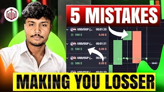 Quotex Trading 5 Mistakes making you Losser? Quotex Live Trading | Binary Options trading strategy