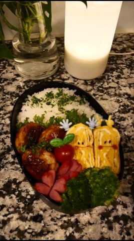 【お弁当作り】1分で見る!豆腐ハンバーグ #Shorts #お弁当 #obento