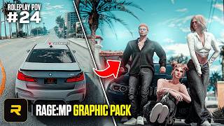💀🌈GTA5 RAGE:MP GRAPHIC PACK MODPACK - BEST GRAPHICS - ULTRA ENB - ROLEPLAY POV #24 -