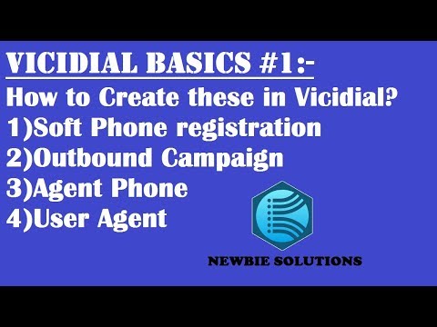 #1 HOW TO CREATE USER AGENT, CAMPAIGN, PHONE & SOFT PHONE REGISTRATION IN VICIDIAL | TUTORIAL |