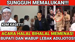 Kdm Kaget Bupati U0026 Wabup Lebak Banten Adu Jotos Di Acara Halal Bihalal  Memalukan
