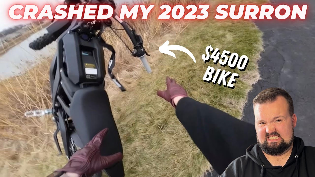 HARD CRASH On My Sur Ron - YouTube