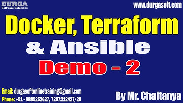 Docker, Terraform & Ansible tutorials || Demo - 2 || by Mr. Chaitanya On 09-02-2023 @10:30AM IST