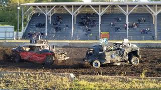 Full-size Full Weld! Car class demo derby Cannon Falls, MN Fall Cleanup Sept 28th, 2019