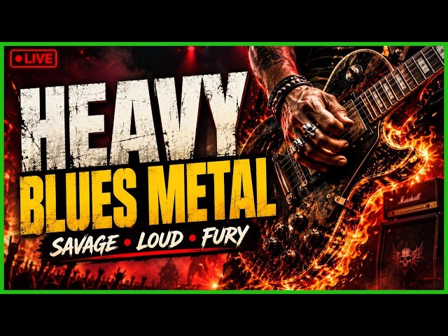 LIVE Heavy Blues Metal | Savage Riffs, Aggressive & Pure