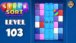 Stack Sort : Color Puzzle Level 103 Walkthrough