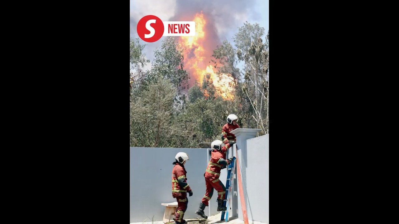 Putra Heights inferno: Blaze completely put out at 3.45pm