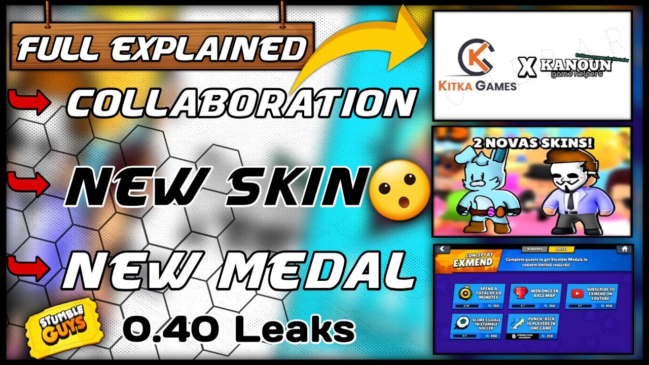 Stumble Guys 0.40 update leaks 😯 0.40v update stumble guys