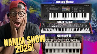 NAMM 2025 will be INSANE!! |New Korg Kronos, Roland V-Stage, Nord Organ 3 + MORE! |
