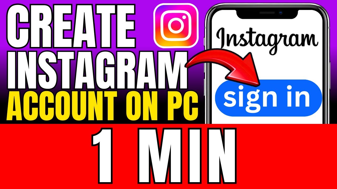How To Create A New Instagram Account On Laptop (2026)
