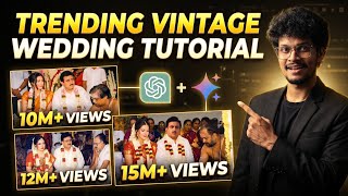 Create Viral Vintage Wedding Ai Video 🤯| Easy Tutorial #ai #vintagewedding screenshot 5
