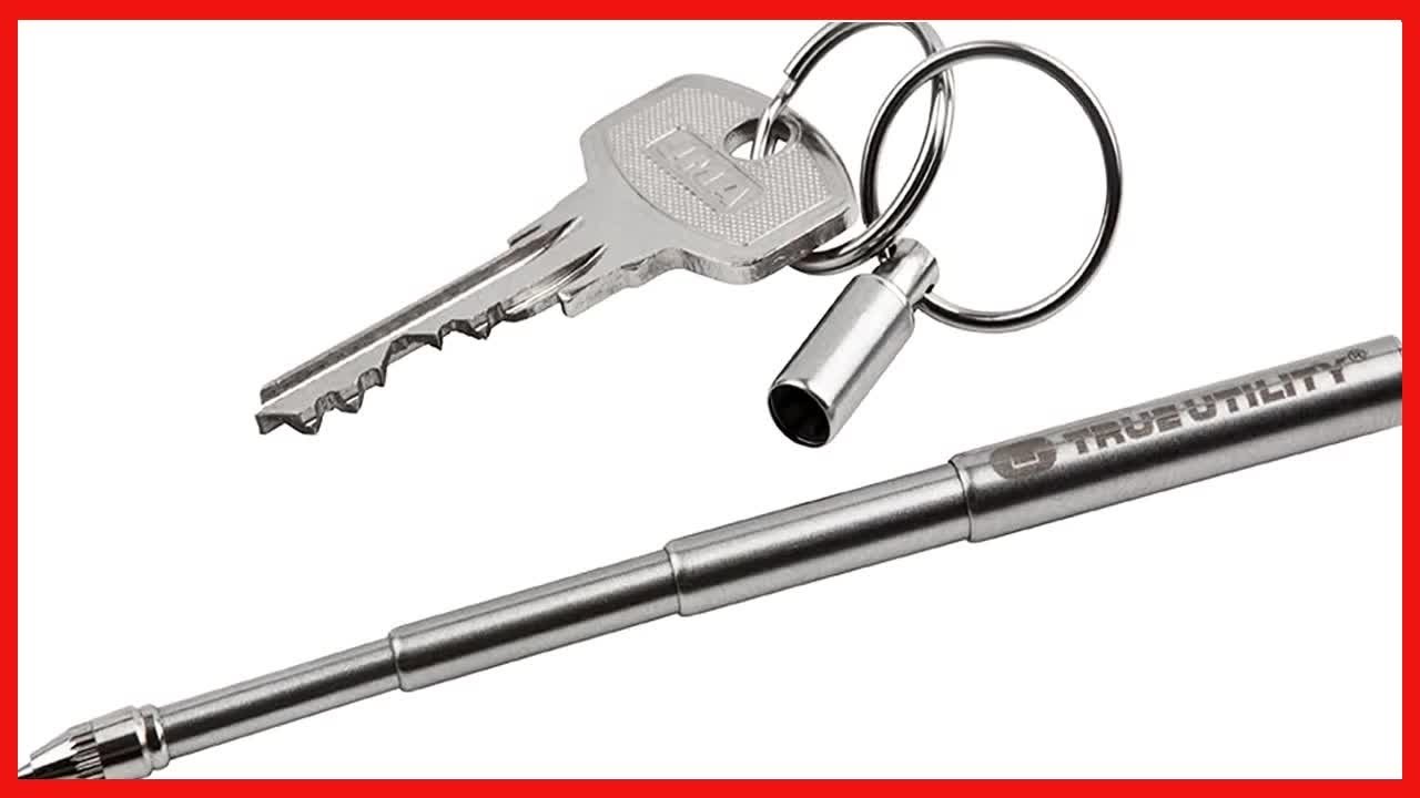 Great product -  True Utility Stainless Steel Pen Keychain: Cool Keychain, the Smallest pocket pen,