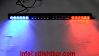 Red/blue led arrow stick warning bars WB46T