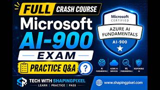 AI-900 Full Course Course | Microsoft Azure AI Fundamentals | Practice Q&A | PDF Download | Pass AI