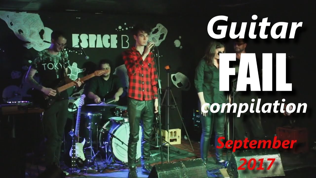 Guitar FAIL compilation September 2017 | RockStar FAIL lol dolls