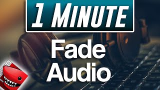 Lightworks : How to Fade Out Audio (Fast Tutorial)