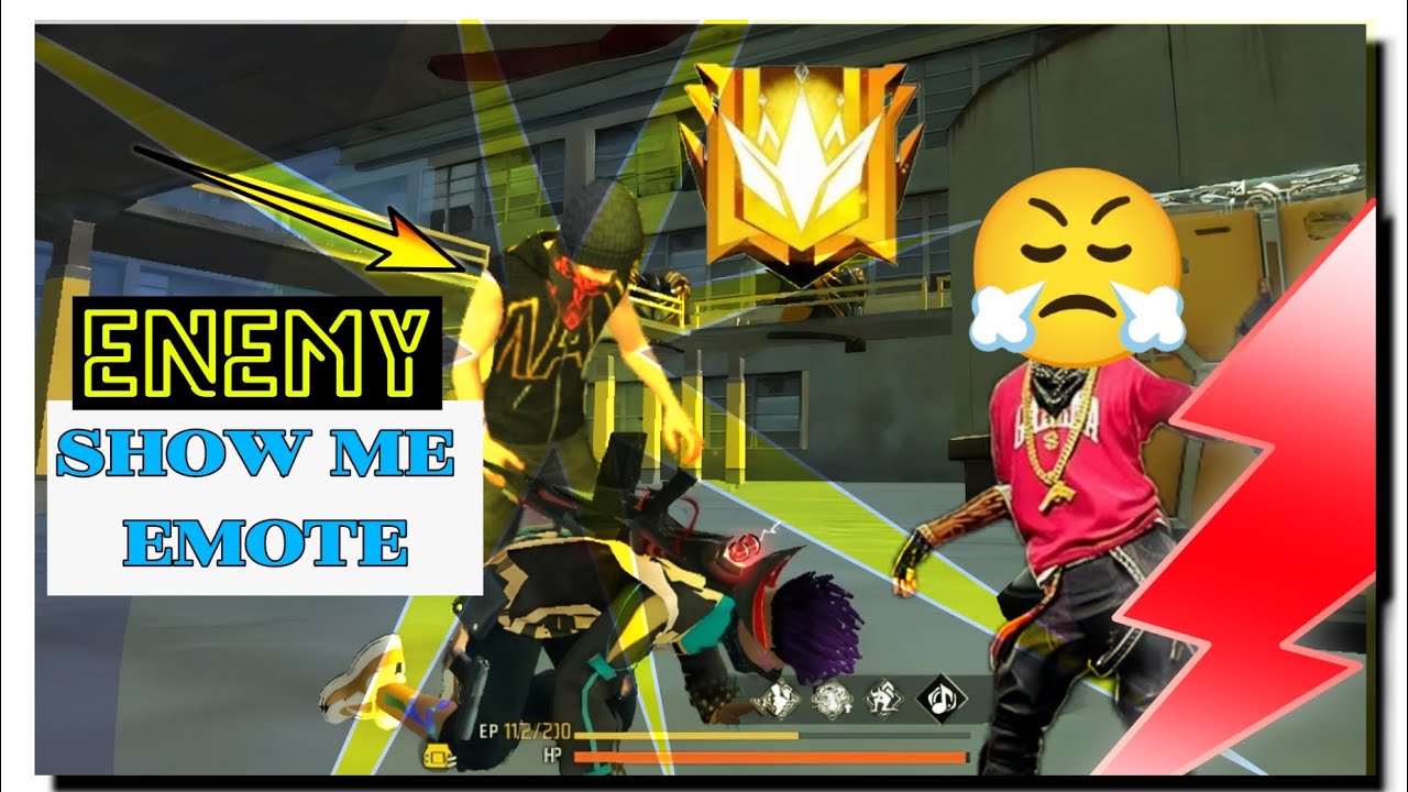 RANDOM ENEMY'S SHOW ME LOL EMOTE 😡😡🤬 || Wait For End 😎 || MUST WATCH ...