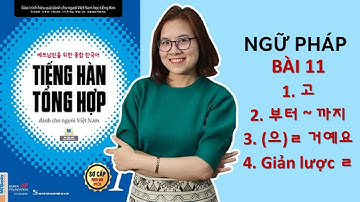 Ngữ Pháp Tiếng Hàn Tổng Hợp Sơ Cấp 1 | Bài 11: 날씨 THỜI TIẾT | Hàn Quốc Sarang