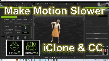 How to make motion slower | iclone 8 Tutorial #animation #iclone #speed #slower