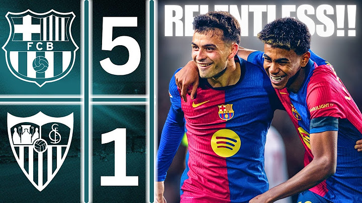 Barca RELENTLESS Performance! FC Barcelona vs Sevilla 5-1