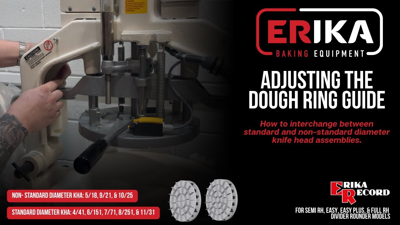 Adjusting Dough Ring Guide | Erika Record Divider Rounder Knife