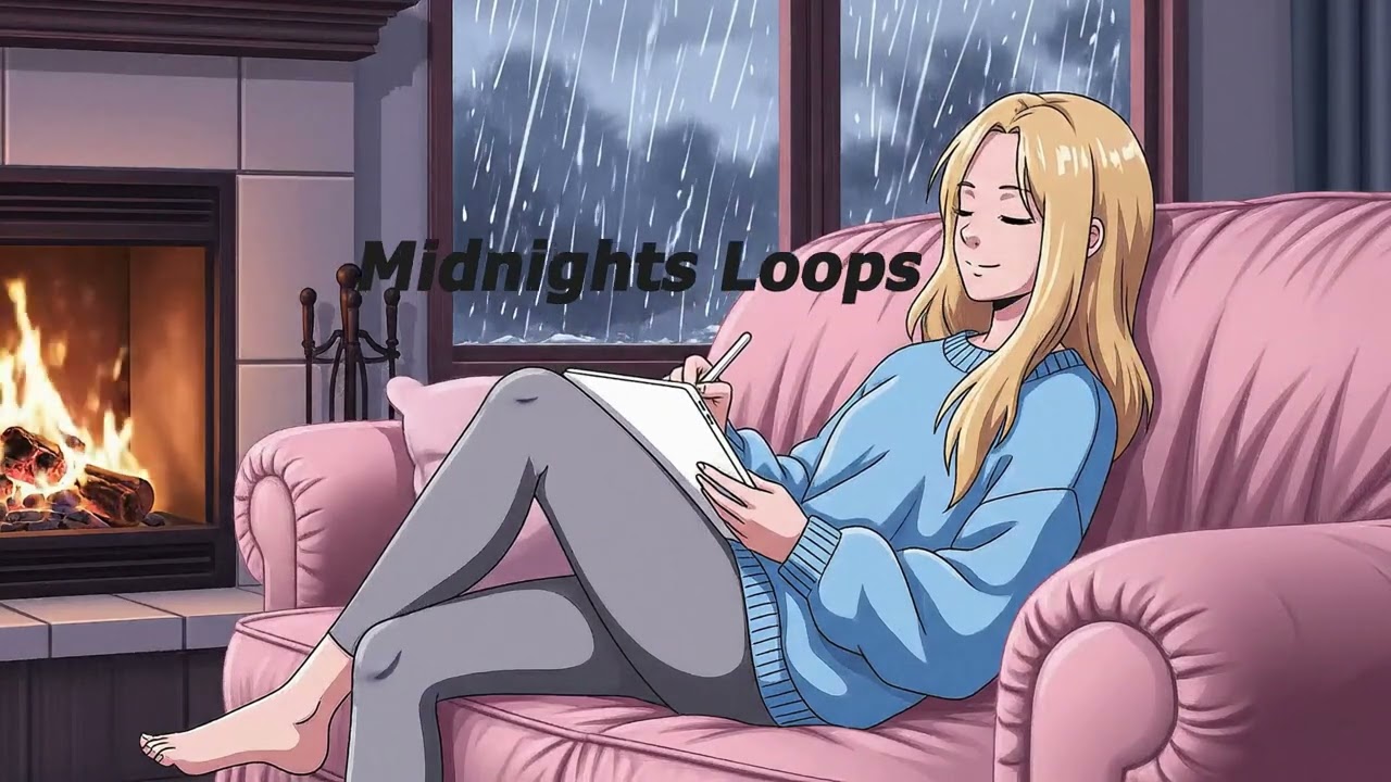 Blonde girl drawing | lofi chill | 27 min | Relax|