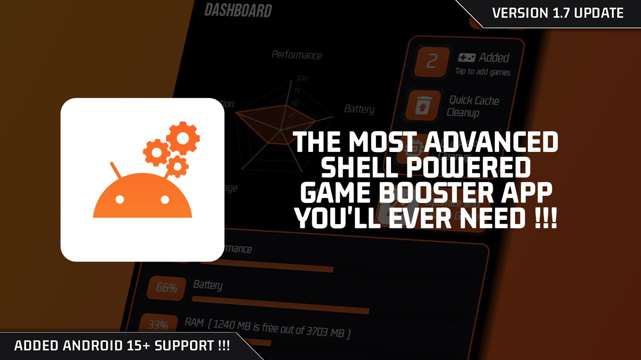 The Most Advanced Shell-Powered Game Booster for Android !!! [ UltDroid v1.7 ]