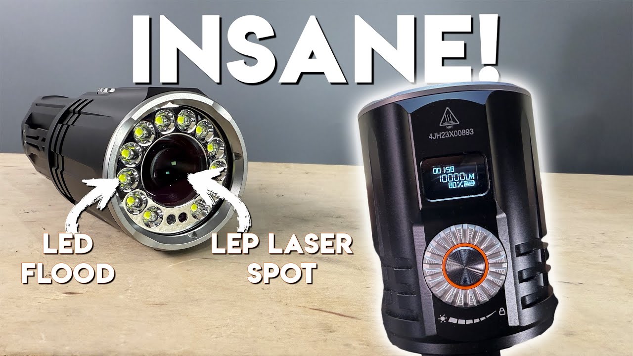 Versatile & Powerful LED + LEP Laser Combo: Fenix LR36R Review!
