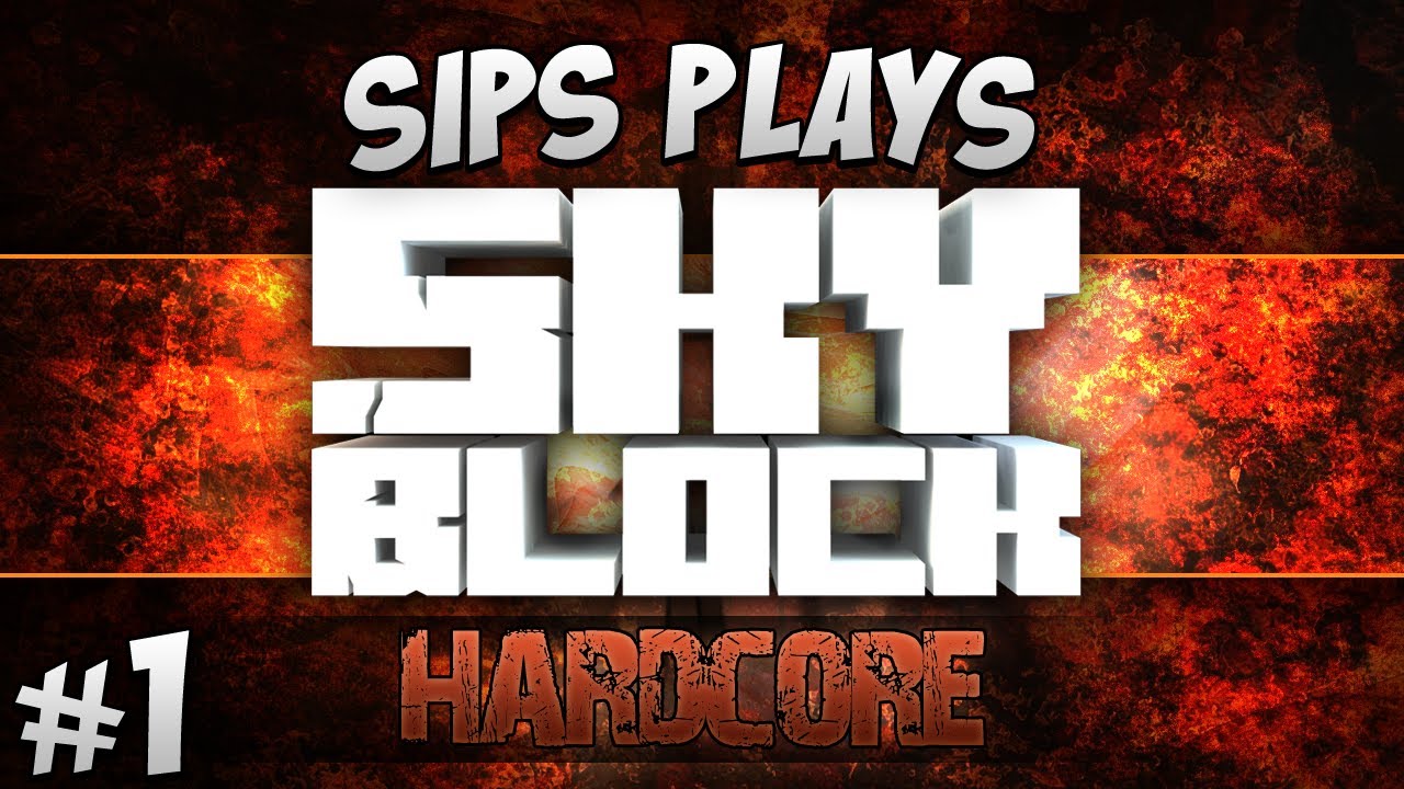 Hardcore Skyblock - Part 1 - Lonely Island