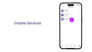Learn How to Enable and Disable Services Using the App