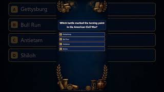 History Quiz | Which battle marked the turning point in the American C…