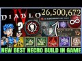 Diablo 4 - New Best 100% UKILLABLE TRILLION DPS Necromancer Build - Easy Abattoir of Zir - Guide!