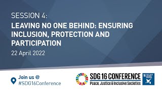 SDG16 Conference: Session 4