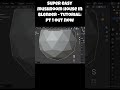 Your first mushroom house in Blender - Part 1 tutorial #blender3d #blendertutorials #shorts