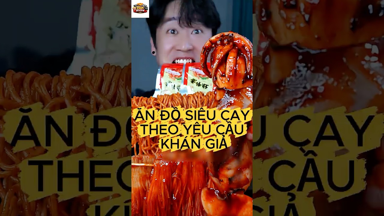 Ăn đồ ăn siêu cay theo yêu cầu khán giả #mukbang #food