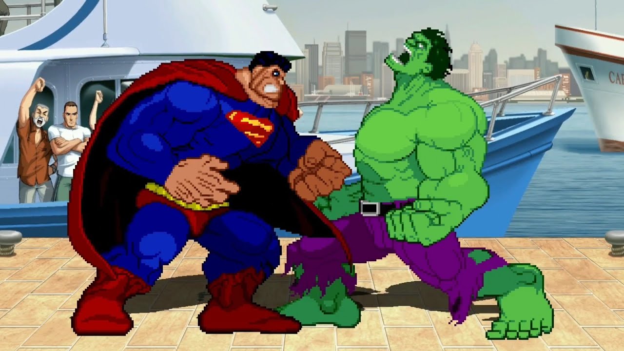 OVERDOSE SUPERMAN vs HULK - Highest Level Awesome Fight! BEST GAMEPLAY ...