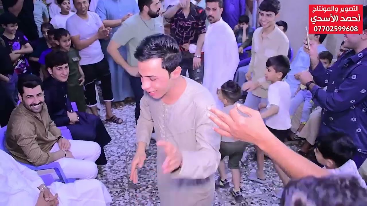 عقد قران كرار الخيكاني بحضور عداد من المهابيل والفنانين الف مبروك