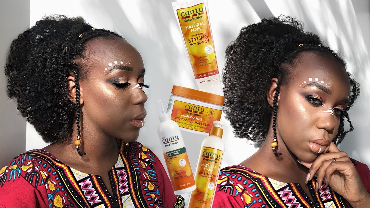 FESTIVAL 4C NATURAL HAIRSTYLE | WAKANDA INSPIRED | CANTU SHEA BUTTER