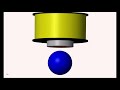 Hybrid Electromagnetic Levitation System Simulation (Overall View)