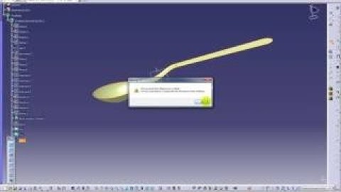 Catia Tutorials for beginer: Rebuild a spoon