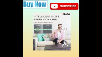 Digitek® (DWM 101 Wireless Microphone System with ANC Noise Reduction, 360° Sound Caption