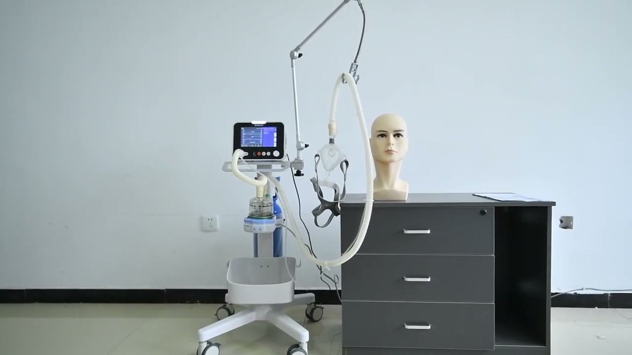 Hospital Ventilator Running