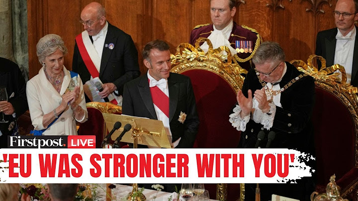 Macron in UK LIVE: French President Emmanuel Macron Hails UK at State Dinner | N18G