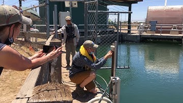 SonTek-IQ Irrigation Canal and Pumping Station Flow Meter Installation