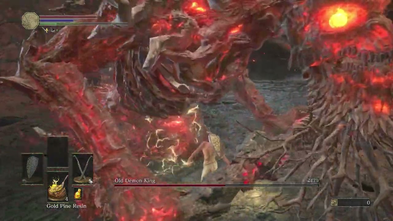 Ashen one vs old demon king no hit?