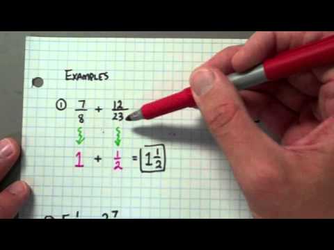 home link 3 7 estimating with fractions