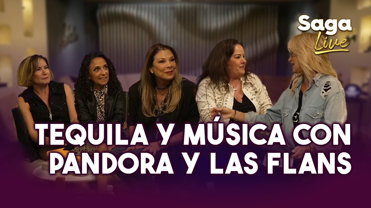 Anécdotas, muchas RISAS y música EN VIVO con PANDORA, LAS FLANS y Adela Micha | Saga Live