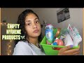 Empty HYGIENE products + reviews ✨
